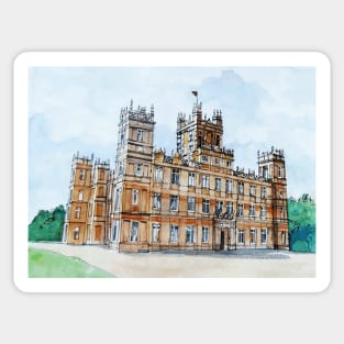 The Downton Abbey House Sticker